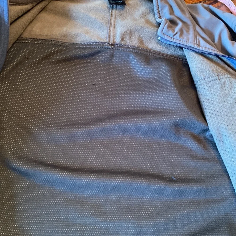 The North Face Small Zippered Jacket W22 L25 Blue Fleece Top - Picture 11 of 13